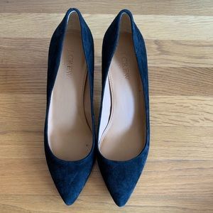 Black Suede Jcrew Heels